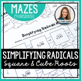 Simplifying Radicals (Square and Cube Roots) | Mazes