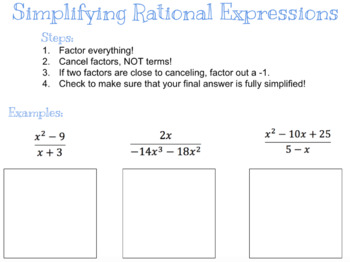 kuta software algebra 1 simplifying rational expressions