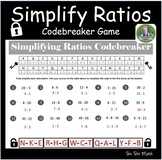 Simplifying Ratios Code-breaker Puzzle
