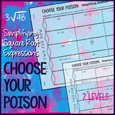 Simplifying Square Root Expressions Choose Your Poison
