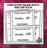 Simplifying Square Roots: Seek and Solve