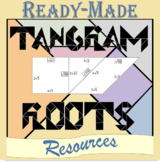 Simplifying Square Roots Tangram Puzzle Activity