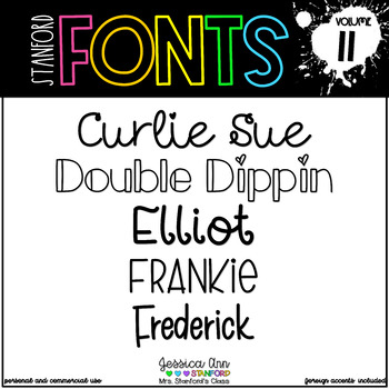 Preview of Simply Cute Handwritten Fonts - Stanford Font Bundle 11