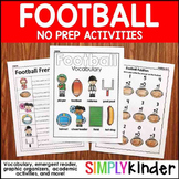 No Prep Football for Kindergarten & First