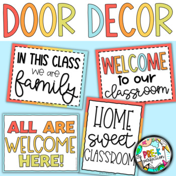 Simply Fresh Door Decor | Back to School Door Decor | EDITABLE | TpT