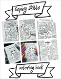 Simply Mindful Coloring Book of 40 illustrations accompani