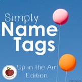 Name Tags - EDITABLE - Up in the Air Edition - CUSTOMIZABLE