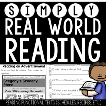 Preview of Simply Real World Reading (Functional Text)