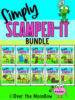 Preview of Simply SCAMPER-IT BUNDLE | GATE | Critical Thinking | Gifted