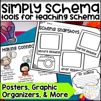 Preview of Schema & Making Connections -Posters, Graphic Organizers, Anchor Chart Materials