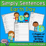Simply Sentences - Earth Day - No Prep Sentence Writing Ce
