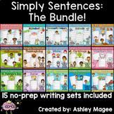 Simply Sentences: The Bundle - No Prep Sentence and Handwr