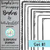 Simply Skinny & Scrappy Borders Set #1 by Kelly Benefield