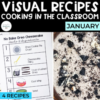 Preview of Visual Recipes | January | Cooking | Special Education