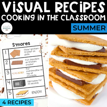 Preview of Visual Recipes | Summer | Cooking | Special Education