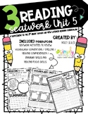Simply Sprout: SAVVAS MyView 3rd Grade Reading Seatwork UNIT 5