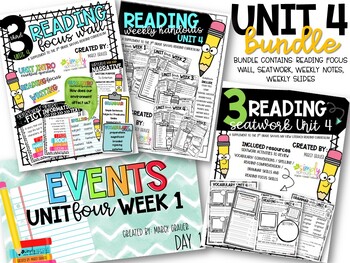 Preview of Simply Sprout: UNIT 4 SAVVAS MyView 3rd Grade Reading Resources Bundle