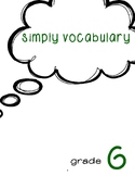 Simply Vocabulary Grade 6 (print-n-go workbook)