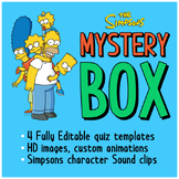 Simpsons Mystery Box PowerPoint Quiz Template: Create Your