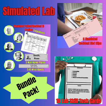Preview of Simulated Lab Bundle for Nurse Aides (CNAs)/Patient Care Technicians (PCTs)
