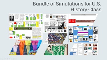 Preview of Simulation Full Bundle for US History