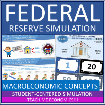 Preview of Federal Reserve Banking The Fed Economic Simulation High School Economics