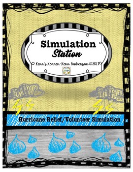 Preview of Simulation Station-Hurricane Relief Budgeting Activity