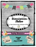 Simulation Station-Payday Budgeting-Economics Activity