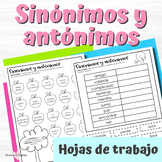 Sinónimos y antónimos - Spanish