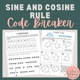 Sine and Cosine Rule (Non-Right Triangles) Code Breaker Worksheet