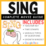 Sing (2016): Movie Guide and Growth Mindset Lesson