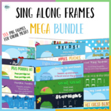 Sing Along Frames – Bundle (355 PNGs for Online Music)