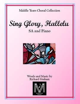 Preview of Sing Glory, Hallelu  (SA and Piano)