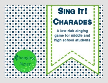 Preview of Sing It! Charades