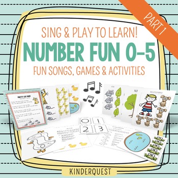 Preview of Sing & Play to Learn Number Fun 0-5: Songs, Games & Activities