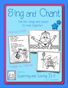 Preview of "Sing and Chant Book" Familiar Songs and Poems to Develop Reading Fluency