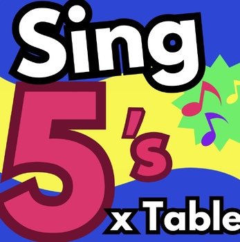Preview of Sing the 5's Times Table