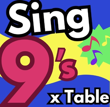 Preview of Sing the 9's Times Table