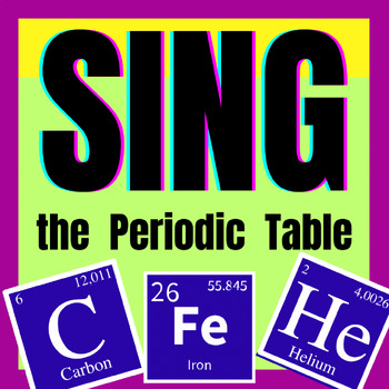 Preview of Sing the Periodic Table of the Elements - works like magic!