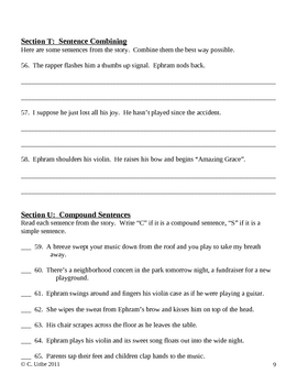 Preview of Sing to the Stars ~ Language Arts Workbook ~ 4th Grade