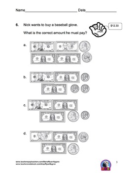 Singapore 2nd Grade Chapter 11 Math Test Review (8 pages) by Ryan ...