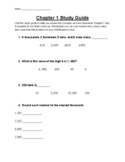 Singapore Dimensions Math 3A Chapter 1 Study Guide