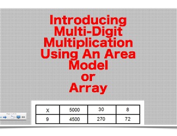 Preview of Singapore Math: A SmartBoard Intro to Multiplication Arrays - 3rd & 4th Grade