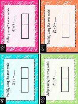 singapore math area model multiplication sample by