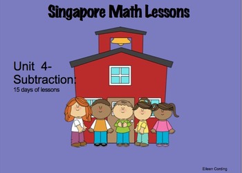 Preview of Singapore Math Lessons unit 4 (Smartboard)