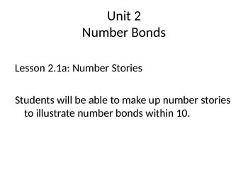 Preview of Singapore Math Unit One Lesson 1