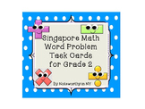 Singapore Math Word Problem Task Cards for Grade 2