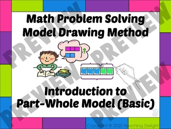 Preview of Singapore Math (Word Problems) - Introduction to Part-Whole Model (Basic) (PDF)