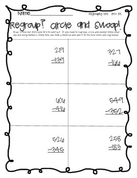 Singapore Math In Focus: Subtraction With Regrouping Pictorial By Teachingaimee