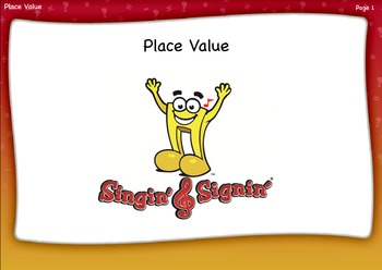Preview of Place Value Lesson by Singin' & Signin'